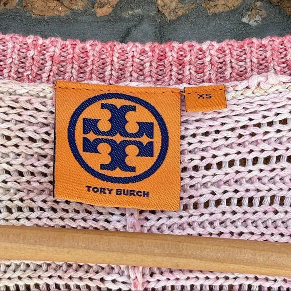 Tory burch 'Erin' Stripe Cardigan sz xs - Picture 6 of 14